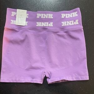 PINK Victoria's Secret Lavender Seamless Shorts